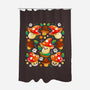 Mushroom-none polyester shower curtain-Vallina84