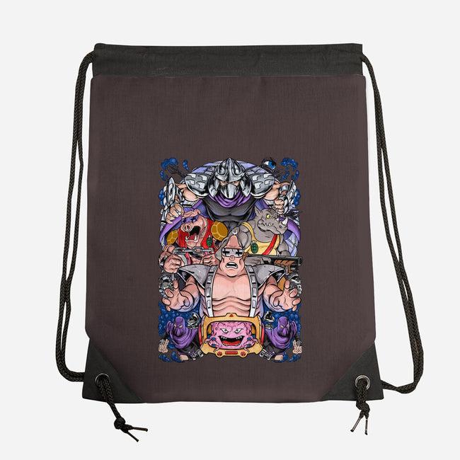 Nostalgic Villains-none drawstring bag-Conjura Geek