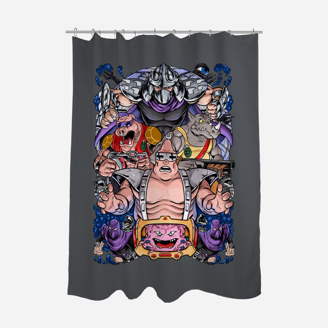 Nostalgic Villains-none polyester shower curtain-Conjura Geek