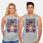 Nostalgic Villains-unisex basic tank-Conjura Geek