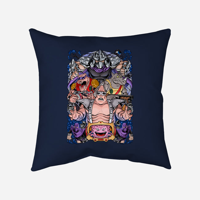 Nostalgic Villains-none removable cover throw pillow-Conjura Geek