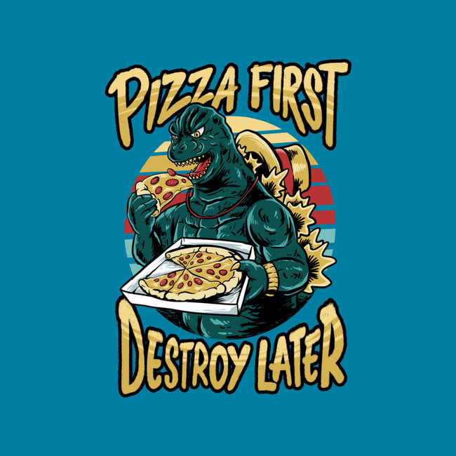 Pizzazilla-womens fitted tee-spoilerinc