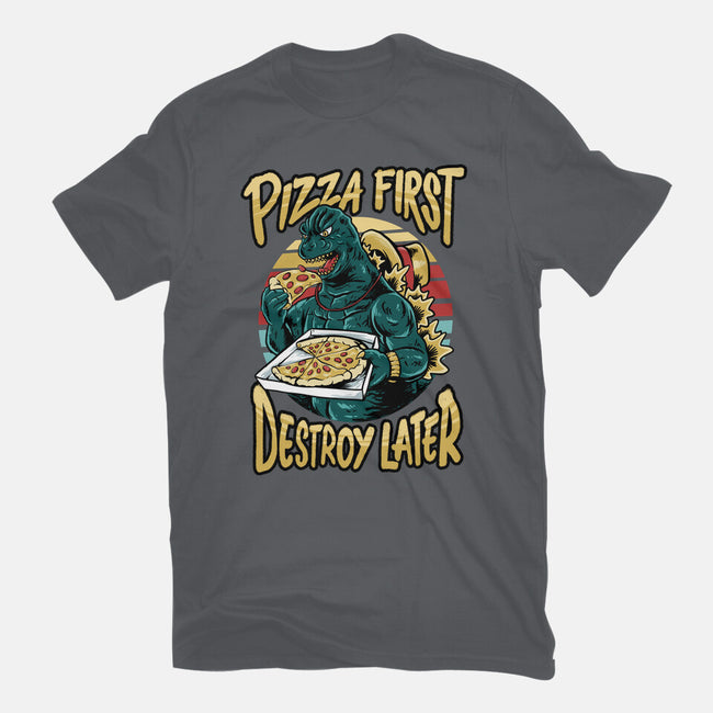 Pizzazilla-womens fitted tee-spoilerinc