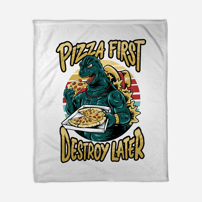 Pizzazilla-none fleece blanket-spoilerinc