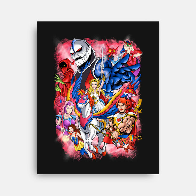 Power Of Nostalgia-none stretched canvas-Conjura Geek