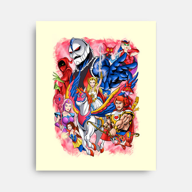 Power Of Nostalgia-none stretched canvas-Conjura Geek