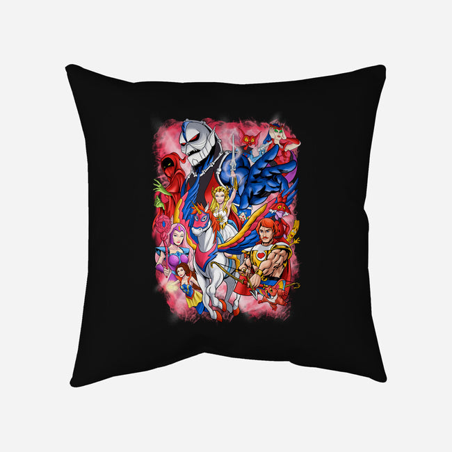 Power Of Nostalgia-none removable cover w insert throw pillow-Conjura Geek