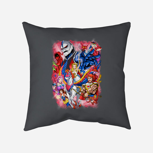 Power Of Nostalgia-none removable cover w insert throw pillow-Conjura Geek