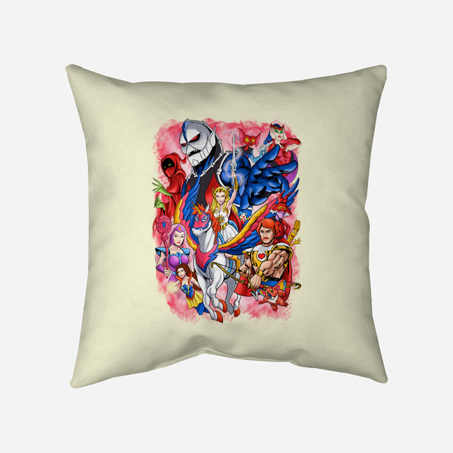 Power Of Nostalgia-none removable cover w insert throw pillow-Conjura Geek