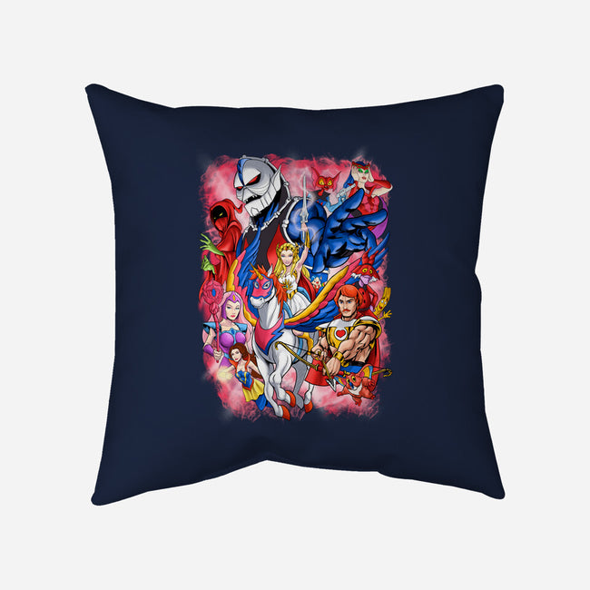Power Of Nostalgia-none removable cover w insert throw pillow-Conjura Geek