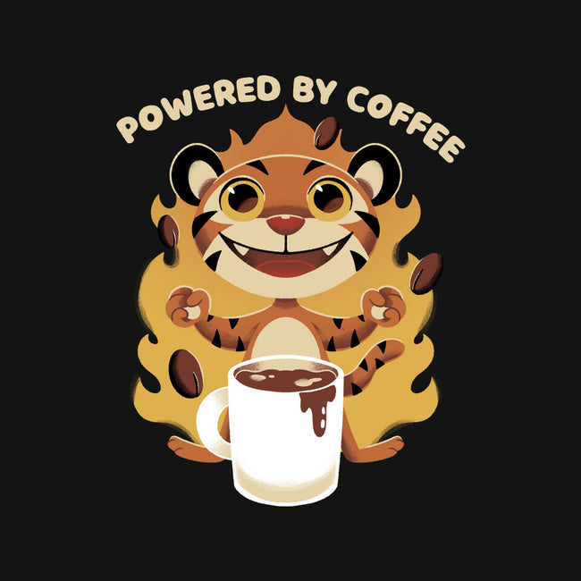 Powered By Coffee-none removable cover w insert throw pillow-FunkVampire