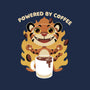 Powered By Coffee-none removable cover w insert throw pillow-FunkVampire