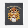 Powered By Coffee-none fleece blanket-FunkVampire