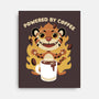 Powered By Coffee-none stretched canvas-FunkVampire