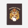 Powered By Coffee-none dot grid notebook-FunkVampire