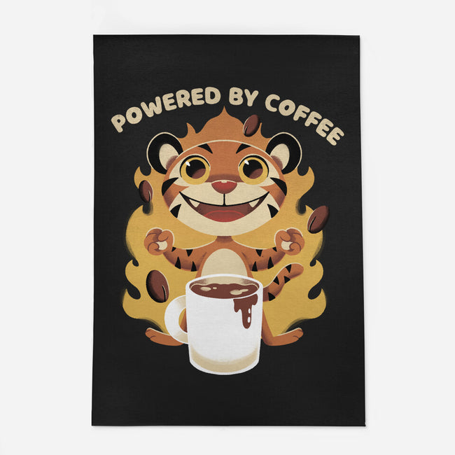 Powered By Coffee-none outdoor rug-FunkVampire