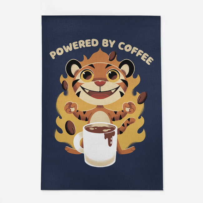 Powered By Coffee-none outdoor rug-FunkVampire
