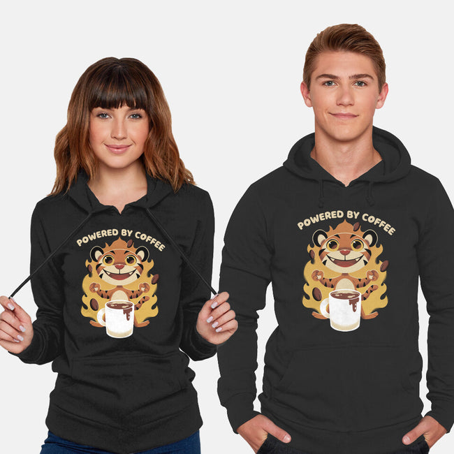 Powered By Coffee-unisex pullover sweatshirt-FunkVampire