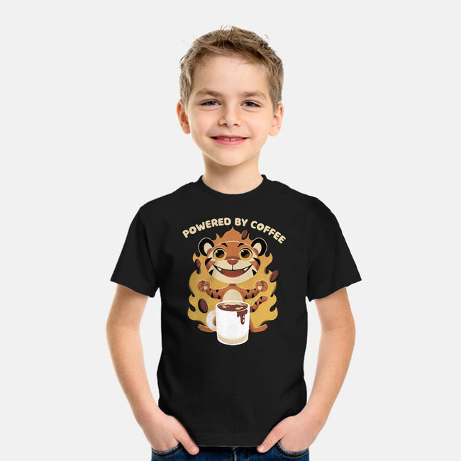 Powered By Coffee-youth basic tee-FunkVampire