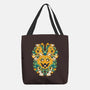Pumpkin Coral-none basic tote bag-1Wing