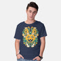 Pumpkin Coral-mens basic tee-1Wing