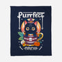 Purrfect Brew-none fleece blanket-Vallina84