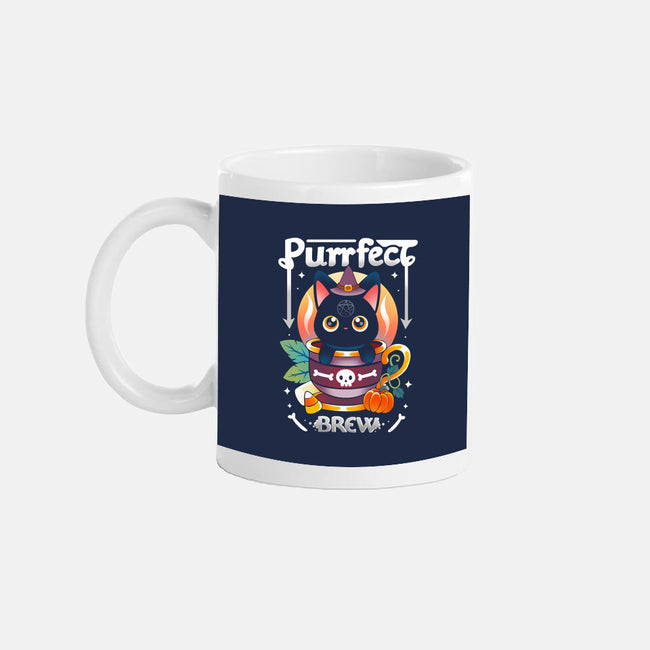 Purrfect Brew-none mug drinkware-Vallina84