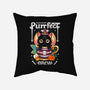 Purrfect Brew-none removable cover w insert throw pillow-Vallina84