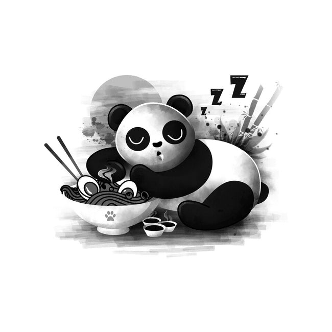 Ramen Panda-womens fitted tee-erion_designs