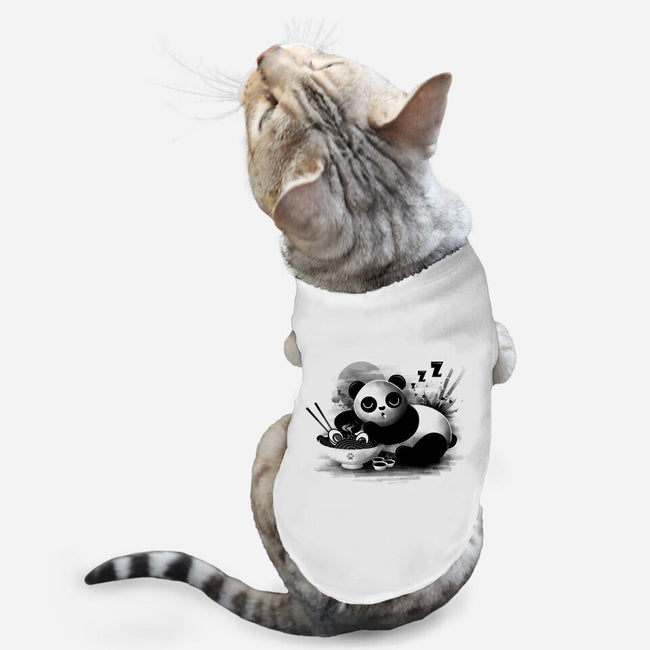 Ramen Panda-cat basic pet tank-erion_designs