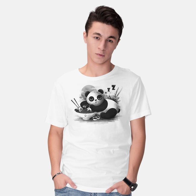 Ramen Panda-mens basic tee-erion_designs