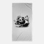 Ramen Panda-none beach towel-erion_designs