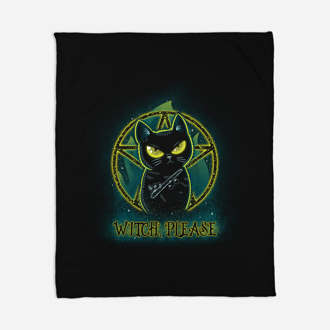 Salem Witch Please-none fleece blanket-Tronyx79