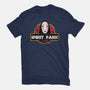 Spirit Park-womens fitted tee-rocketman_art