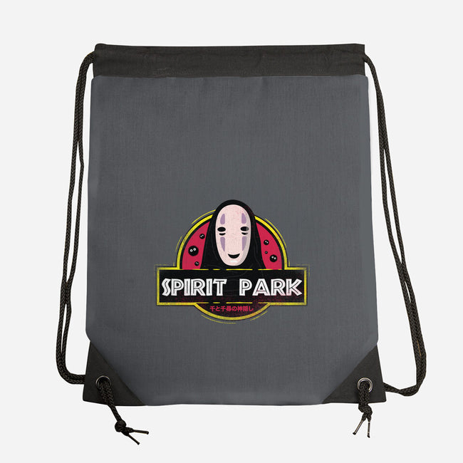 Spirit Park-none drawstring bag-rocketman_art