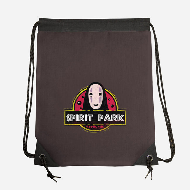Spirit Park-none drawstring bag-rocketman_art