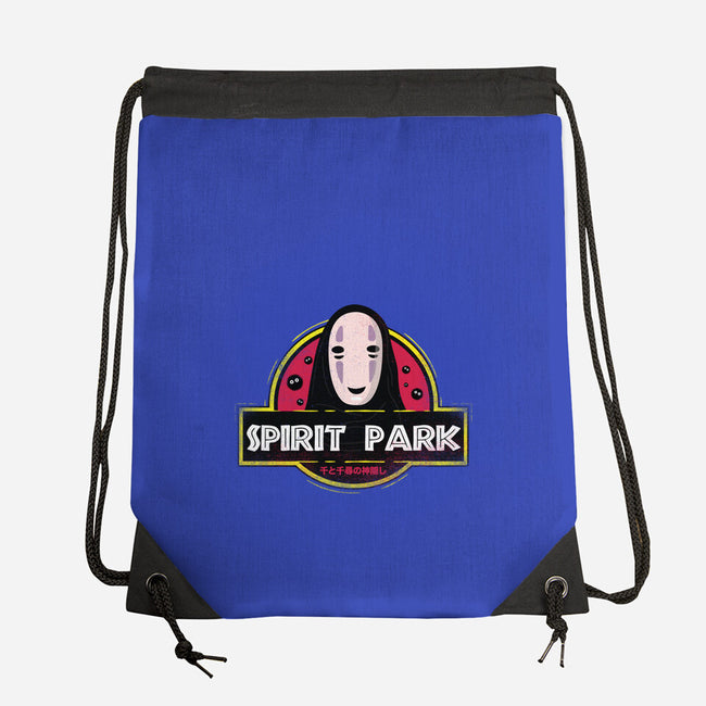 Spirit Park-none drawstring bag-rocketman_art