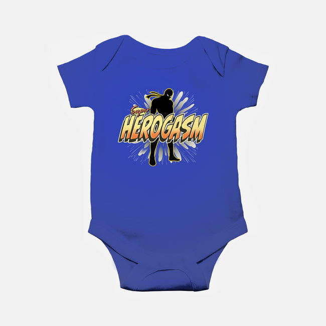 Super Herogasm-baby basic onesie-palmstreet