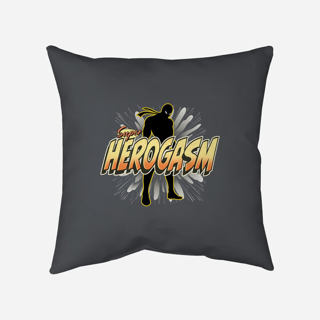 Super Herogasm-none removable cover throw pillow-palmstreet