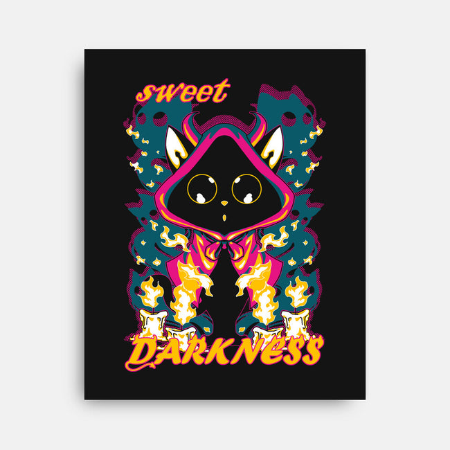 Sweet Darkness-none stretched canvas-1Wing