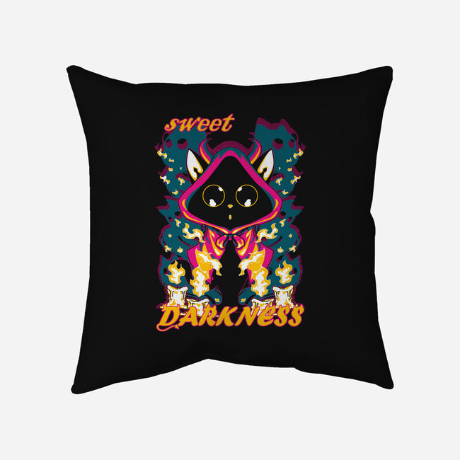 Sweet Darkness-none removable cover throw pillow-1Wing