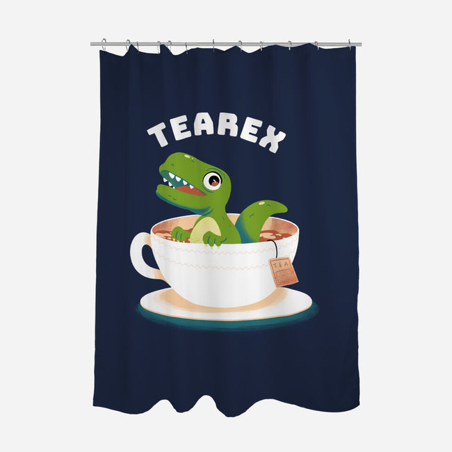 Tearex-none polyester shower curtain-FunkVampire