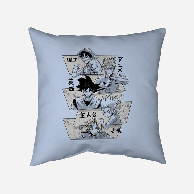 The Classic Boys-none removable cover w insert throw pillow-Arigatees