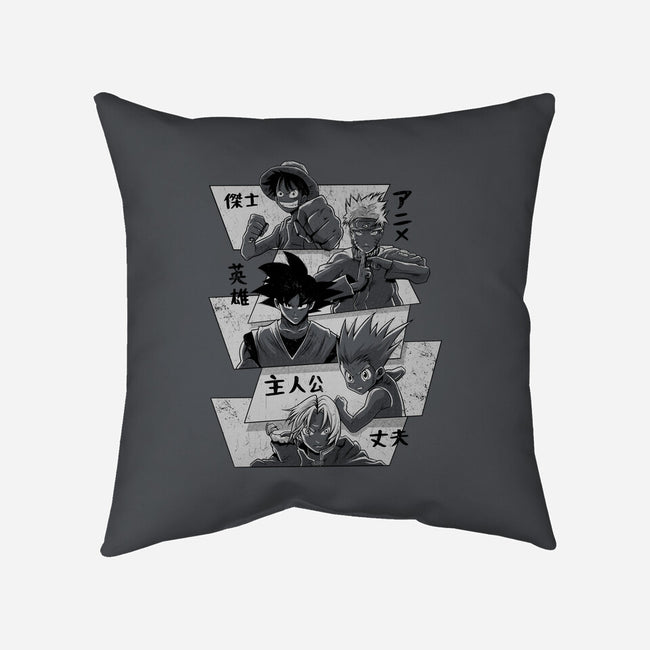 The Classic Boys-none removable cover w insert throw pillow-Arigatees