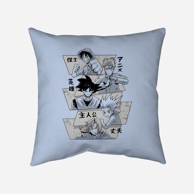 The Classic Boys-none removable cover throw pillow-Arigatees