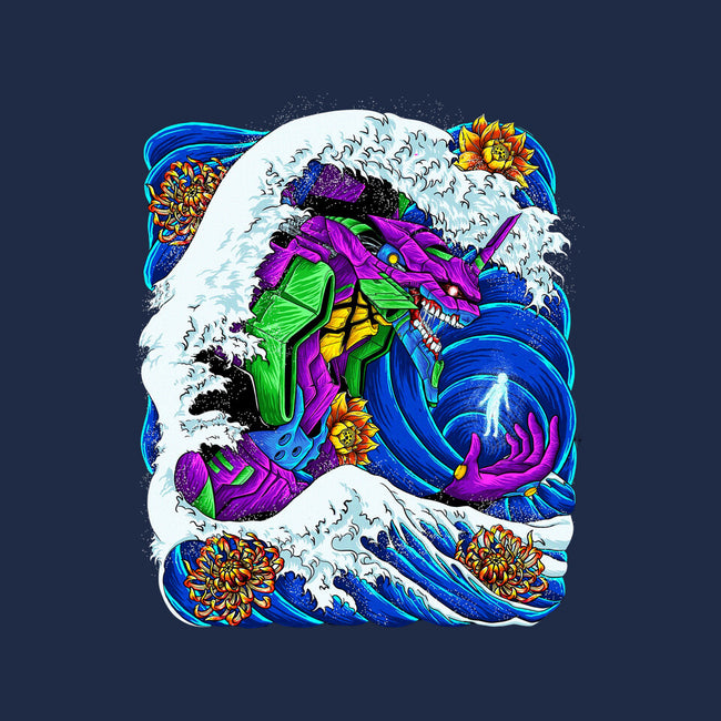 The Great Wave Of Mecha 01-unisex pullover sweatshirt-Bellades