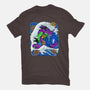 The Great Wave Of Mecha 01-womens basic tee-Bellades