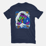 The Great Wave Of Mecha 01-unisex basic tee-Bellades