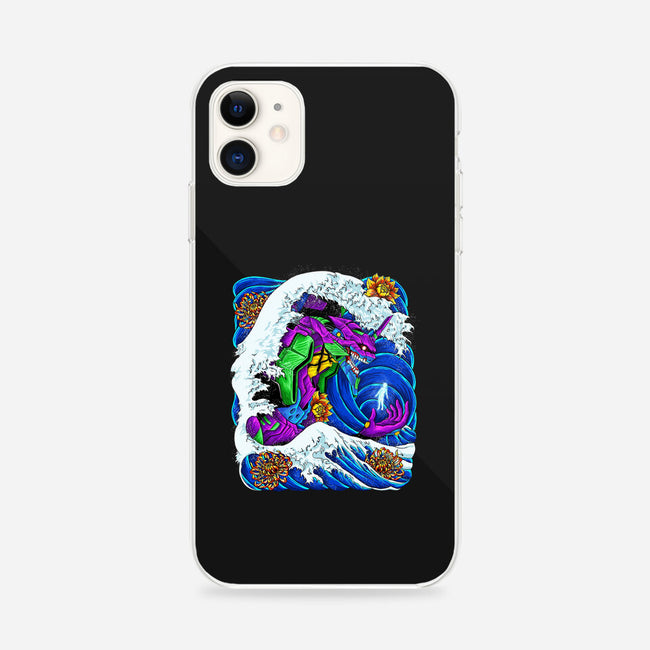 The Great Wave Of Mecha 01-iphone snap phone case-Bellades