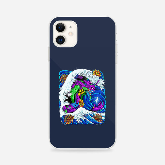 The Great Wave Of Mecha 01-iphone snap phone case-Bellades